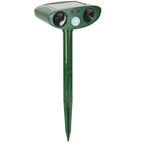 Solar Ultrasonic Animal Rat Repeller Repellent PIR Motion