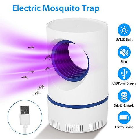 Electric Mosquito Killer Lamp - UV Light Mosquito Zapper with USB Power Supply