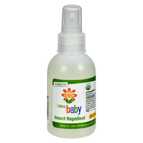 Best Baby Insect Repellent - Lafe's Natural and Organic Baby Insect Repellent, 4 Fl Oz