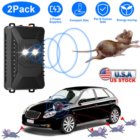 Ultrasonic Rodent Mouse Repellent Under Hood 2 Wildcat
