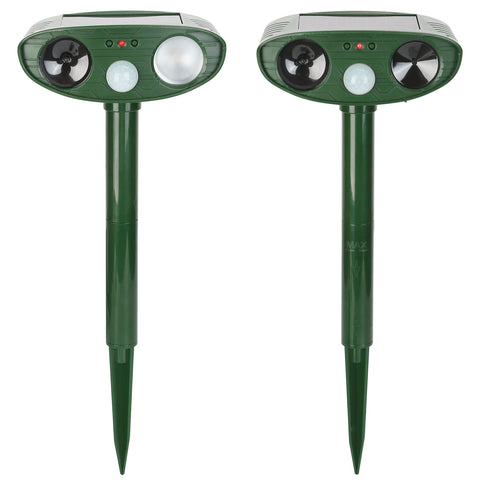 Solar Ultrasonic Animal Rat Repeller Repellent PIR Motion