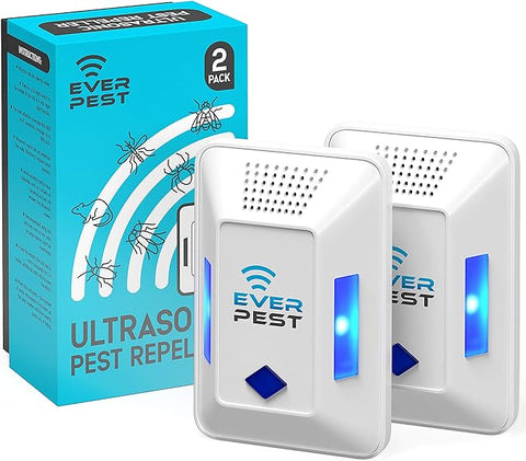 Ultrasonic Pest Repeller Plug-in - Electronic Insect Control Device 2 pack