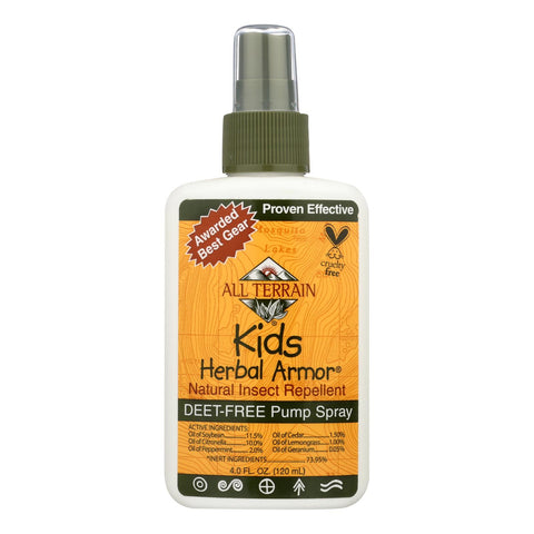 Bug Spray for Kids - All Terrain Herbal Armor Spray, 4 Oz