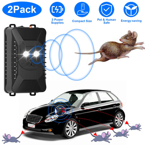 Ultrasonic Rodent Mouse Repellent Under Hood 2 Wildcat