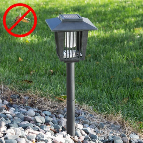 Solar Power UV Mosquito Zapper - LED Insect Killer by Pure Garden