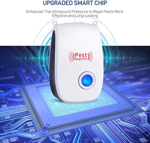 Ultrasonic Pest Repeller - 6-Pack Electronic Plug-in for Indoor Pest Control