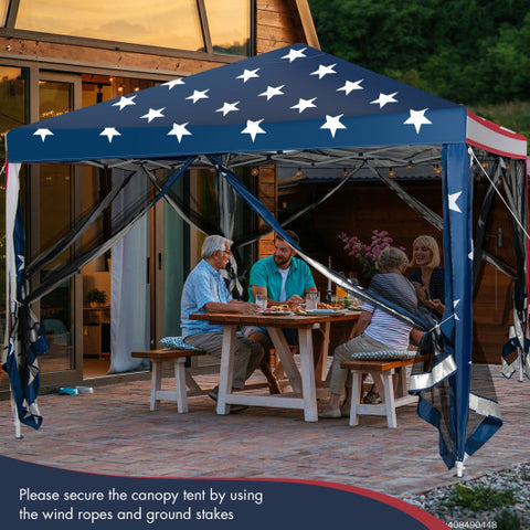 Pop Up Gazebo Tent - 10 x 10 Feet Canopy for Outdoor