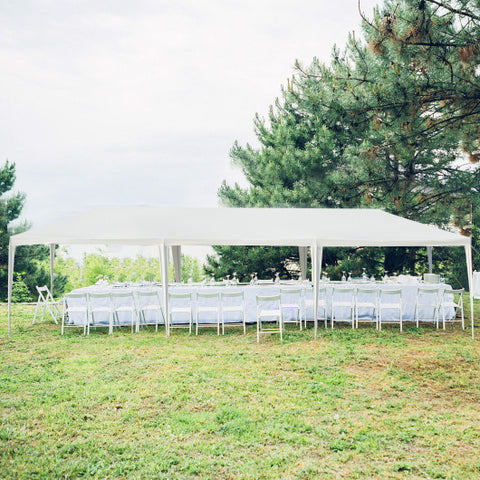 Canopy Tent with Sidewalls - 10 x 30 Feet Tent with 5 Removable Sidewalls for Party Wedding