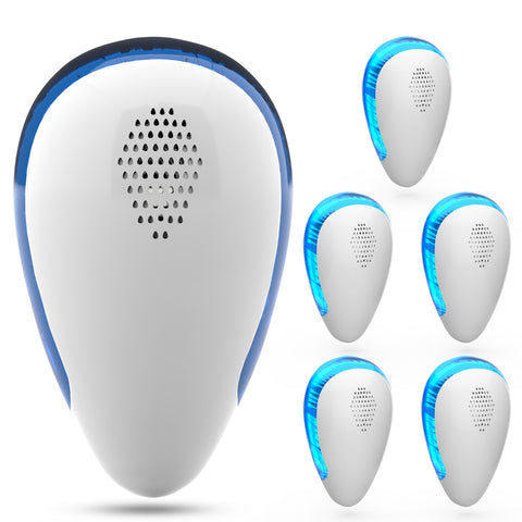 iMounTEK 6-Pack Ultrasonic Pest Repeller – Indoor Plug-In White