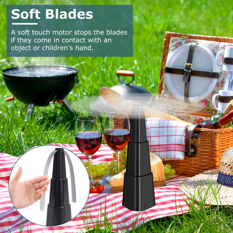 iMounTEK 4-Pack Fly Repellent Fan – Battery Powered Table Top