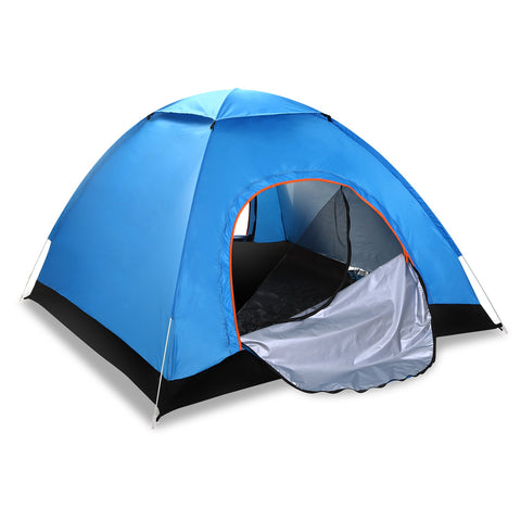 iMounTEK 4-Person Pop Up Tent – Instant Setup Waterproof (Blue)
