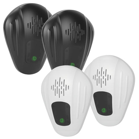 2 Pack Pest Control Device for Mosquitoes Cockroaches Rats Plug In Ultrasonic Insect Repellent Indoor for Bedroom Garage Warehouse Office