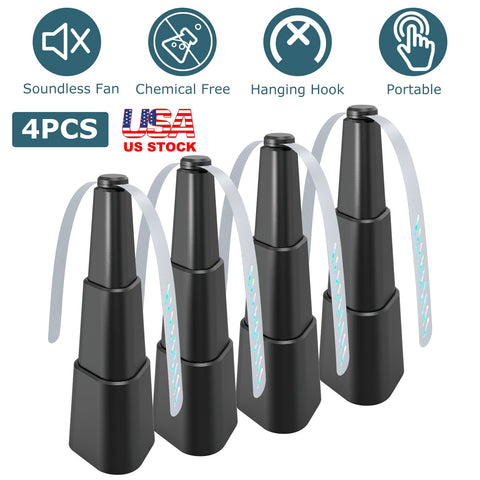 iMounTEK 4-Pack Fly Repellent Fan – Battery Powered Table Top