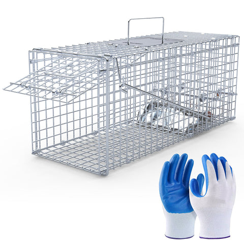 iMounTEK 25.6" Heavy Duty Humane Animal Trap – Folding Catch & Release