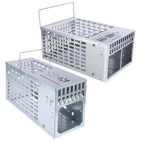iMounTEK Humane Live Mouse Trap – Metal Cage Single Door Continuous Capture