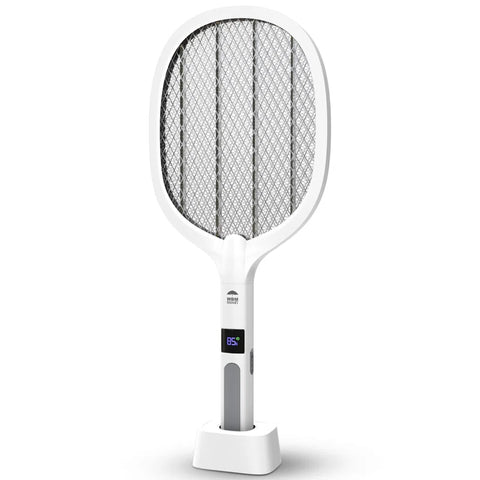 Electric Bug Zapper, Instant Fly Swatter Rechargeable Racket for Indoor and Outdoor