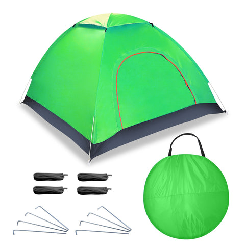 iMounTEK 4-Person Pop Up Tent – Instant Setup Waterproof (Green)