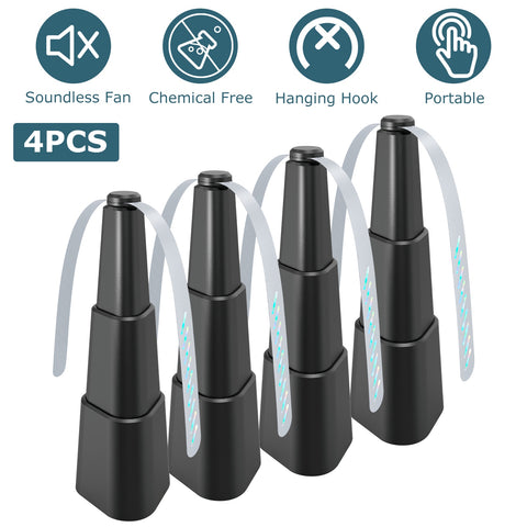 iMounTEK 4-Pack Fly Repellent Fan – Battery Powered Table Top