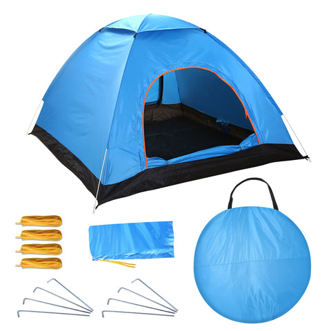 iMounTEK 4-Person Pop Up Tent – Instant Setup Waterproof (Blue)