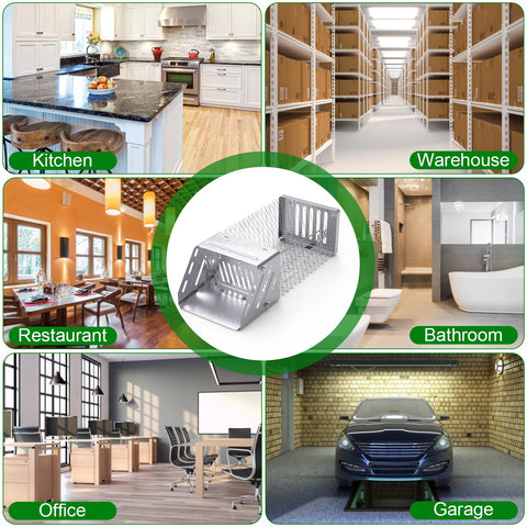 iMounTEK Automatic Continuous Rat Trap – Single Door Humane Live Cage