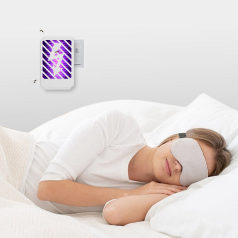 iNOVA Indoor Plug-In Bug Zapper – UV Mosquito Killer Lamp (White)