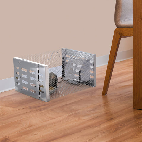iMounTEK 2-Pack Humane Rat Trap Cage – Automatic Continuous Catch & Release