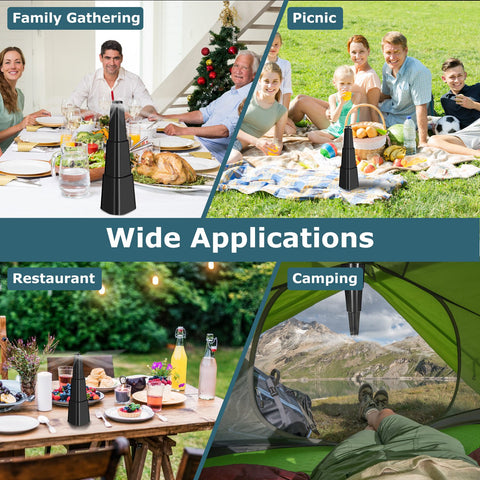 iMounTEK 4-Pack Fly Repellent Fan – Battery Powered Table Top