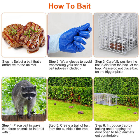 iMounTEK 25.6" Heavy Duty Humane Animal Trap – Folding Catch & Release