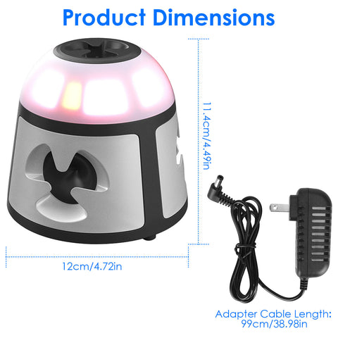 iMounTEK 360° Ultrasonic Mice Repeller – 9 Strobe Lights & Alarm Horn
