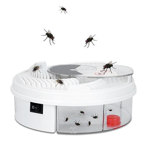 Automatic Fly Trap - USB Powered Electric Flycatcher and Rotating Pest Repellent