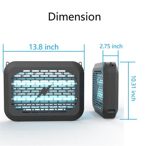 Electronic Mosquito and Insect Zapper Lamp for Indoor and Outdoor Use