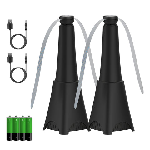 Repellent Trap Fly Fan Rechargeable Battery 2 Reflective