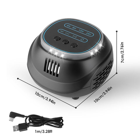 iMounTEK Ultrasonic Rodent Chaser – 4 Modes Strobe 1292 Sq Ft (Black)