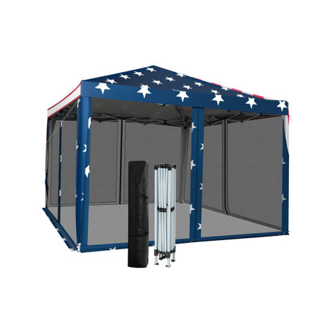 Pop Up Gazebo Tent - 10 x 10 Feet Canopy for Outdoor