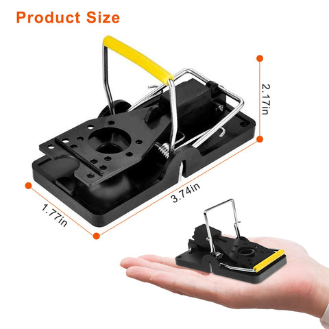 iMounTEK 6-Pack Mouse Snap Traps – Reusable Pest Control