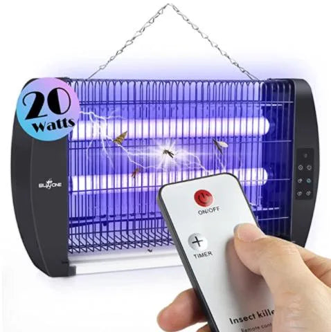Remote Control Bug Zapper- Ultraviolet Insect Exterminator