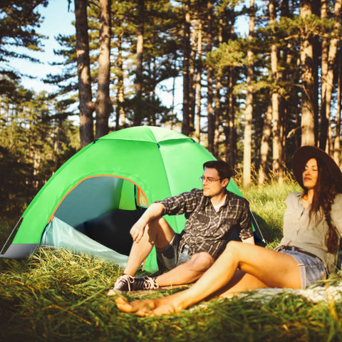 iMounTEK 4-Person Pop Up Tent – Instant Setup Waterproof (Green)