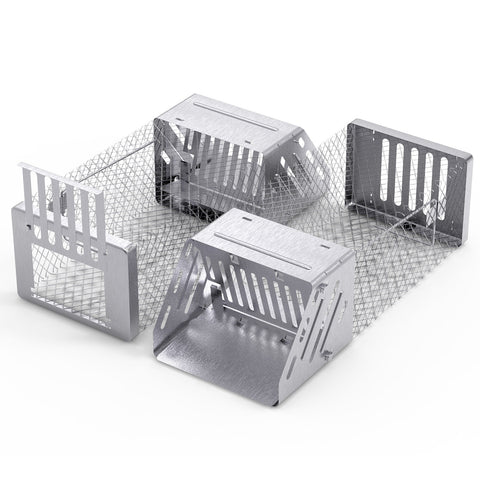 iMounTEK Automatic Continuous Rat Trap – Single Door Humane Live Cage