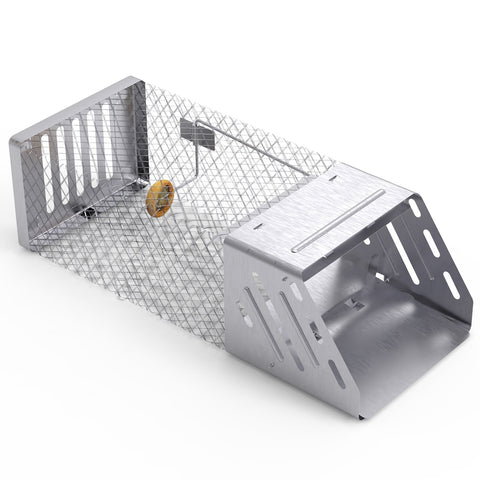 iMounTEK Automatic Continuous Rat Trap – Single Door Humane Live Cage