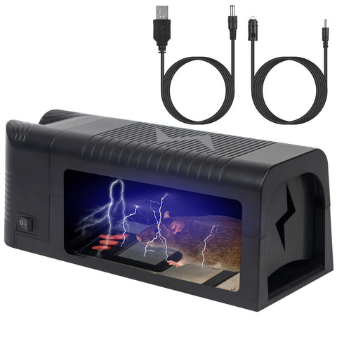 iMounTEK Electric Rat Trap – Rechargeable 1800V Shock Mouse Killer