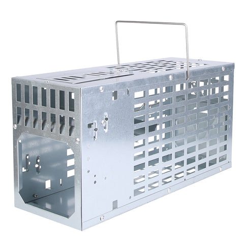 iMounTEK Humane Live Mouse Trap – Metal Cage Single Door Continuous Capture