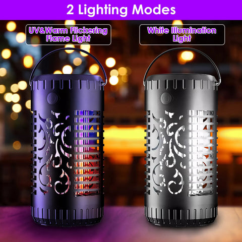 Solar Garden Bug Zapper Lamp - Insect Killer Torch by LakeForest
